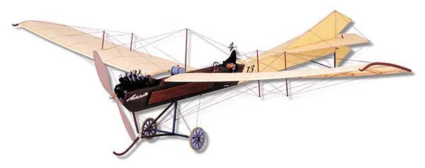 SIG 1909 Antoinette kit aereo balsa 1251 mm