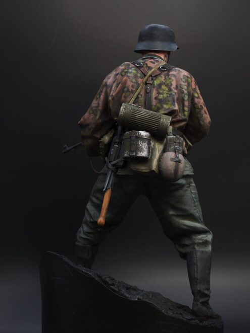 Model Cellar SS Squad Leader figurino 120mm Russia 1941