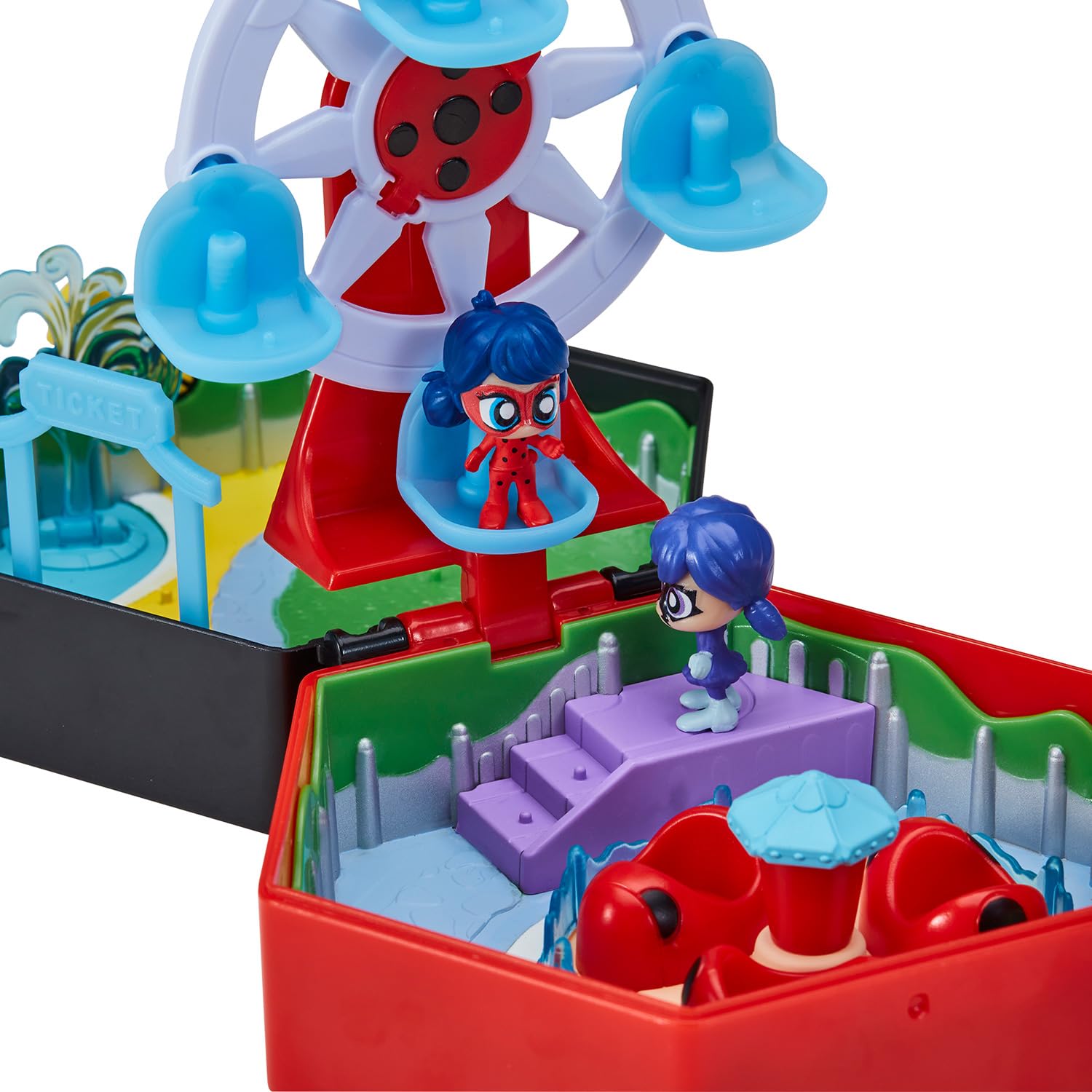 Bandai Miraculous Chibi Parco divertimenti mini playset 2 figure