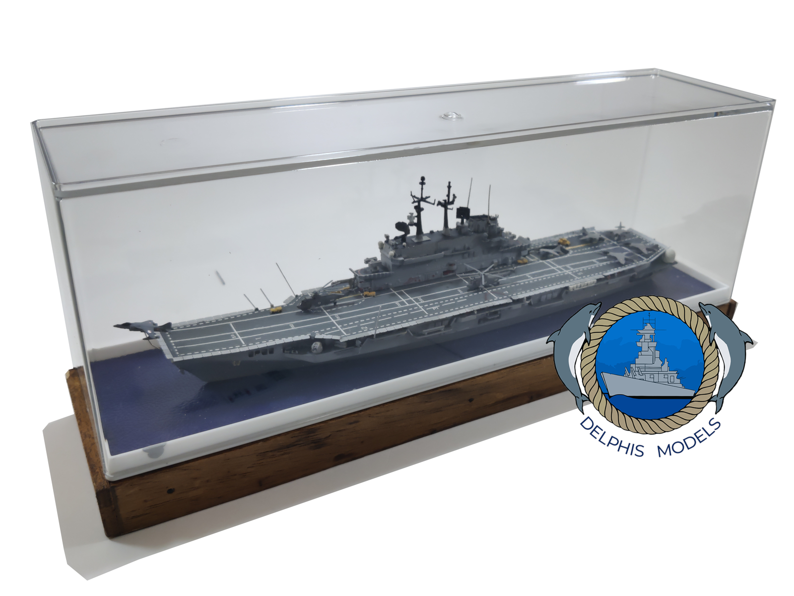 Delphis Models Garibaldi 1/700 modello montato con teca mare
