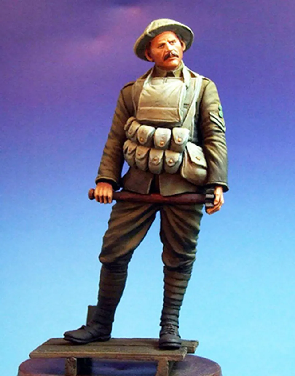 Model Cellar WWI British Trench Raider figurino incursore