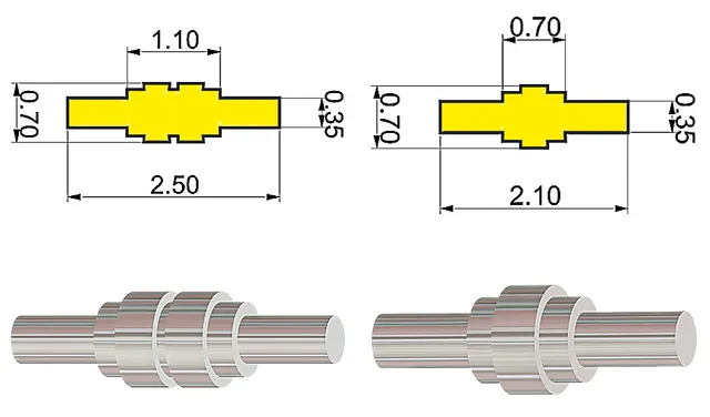 Tameo Kits PG 21 raccordo cavi elettrici 10 pezzi