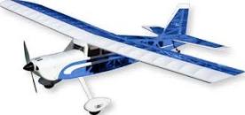 SIG Kadet Senior Sport ARF aereo RC rosso trainer