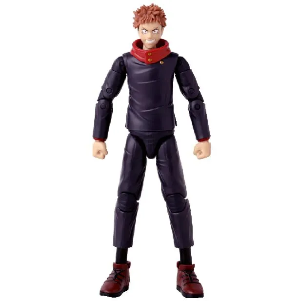 Bandai Anime Heroes Itadori Yuji Black Flash action figure 17 cm