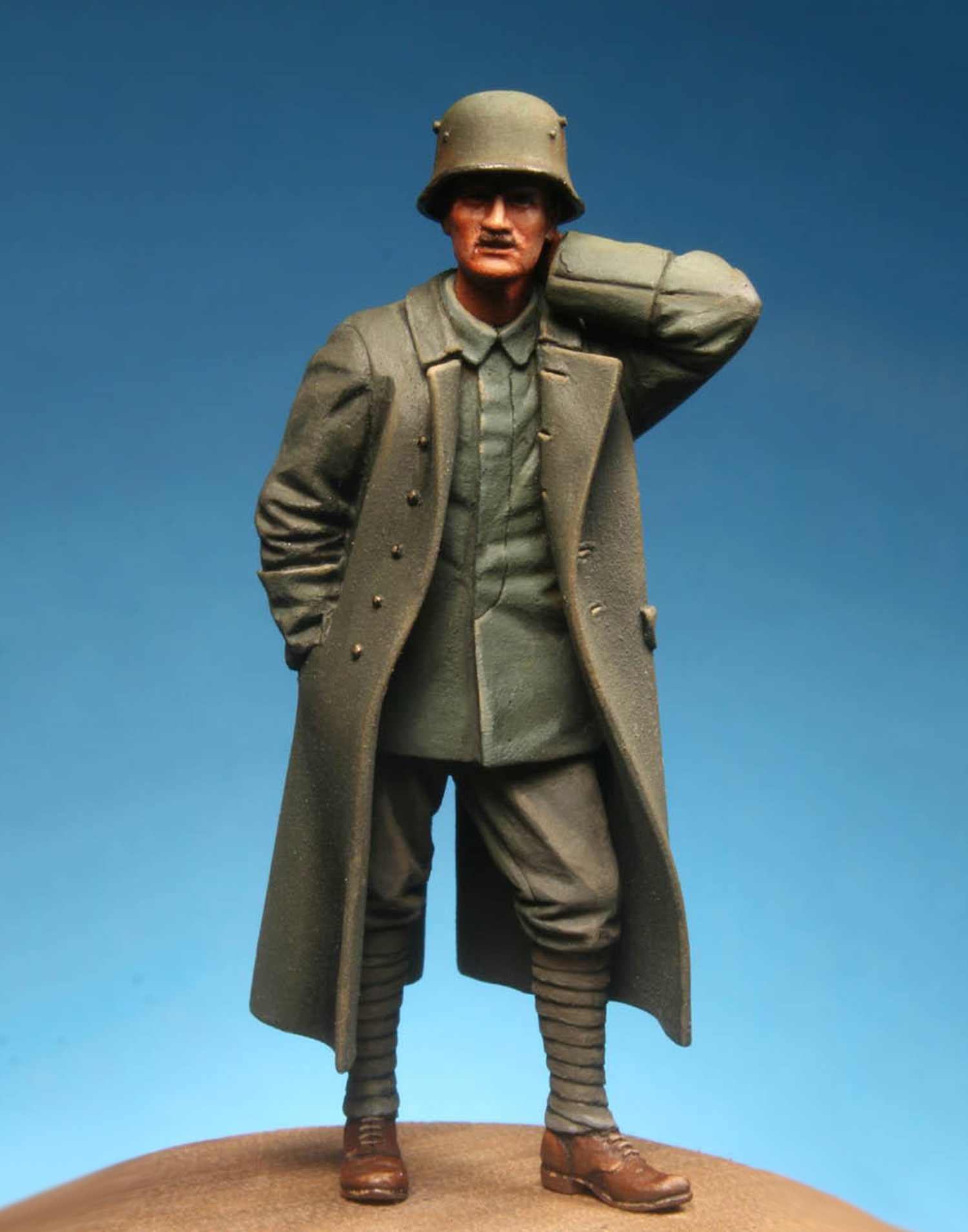 Model Cellar WWI German Tank Troops 3 figurino carristi
