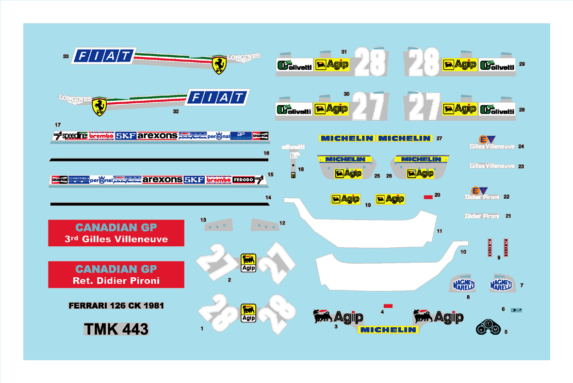 Tameo TMK 443 kit montaggio 1/43 da verniciare