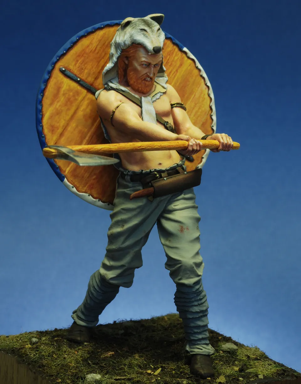 Model Cellar Viking Berserker modellino guerriero vichingo