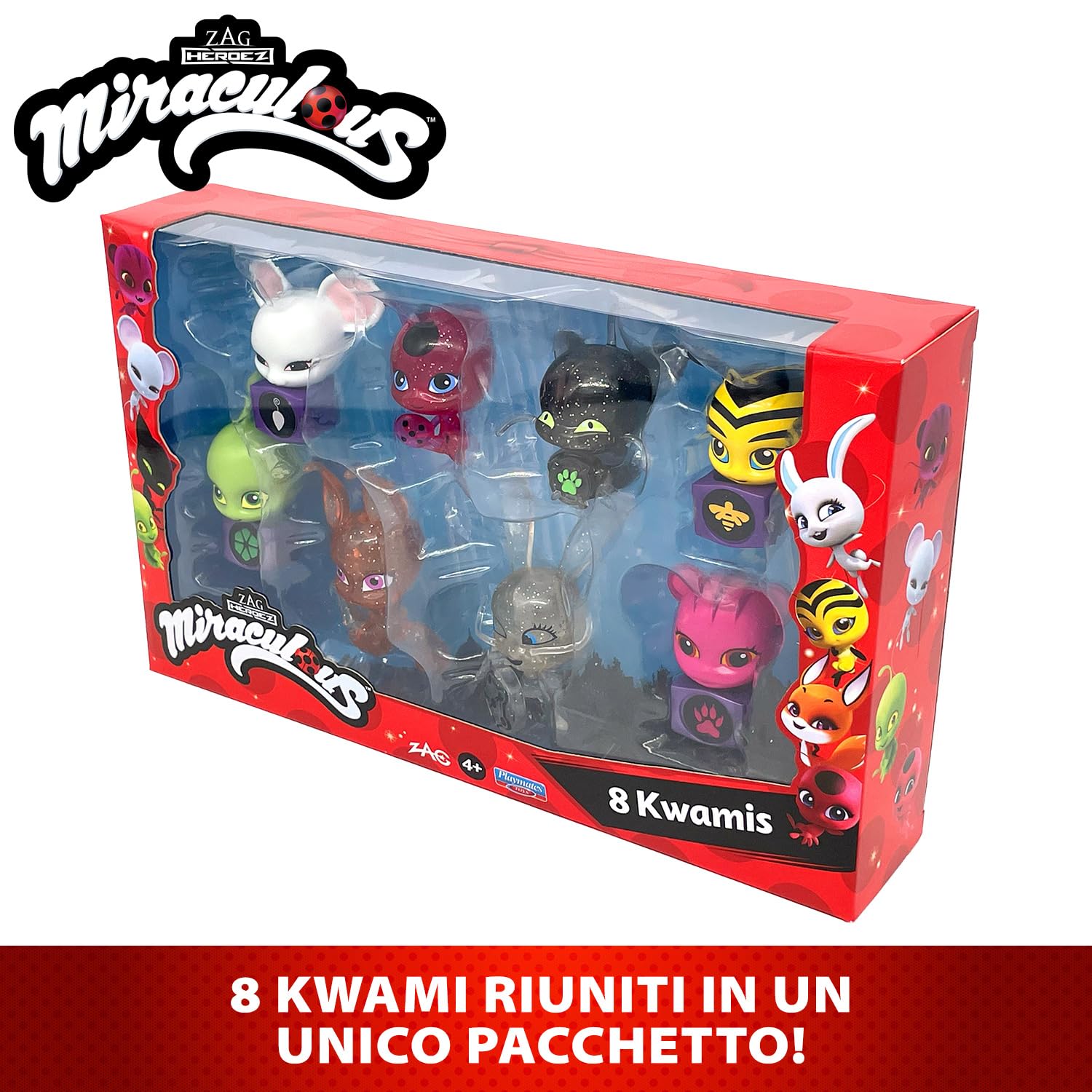 Miraculous Kwami set 8 mini-figure da collezione P50532