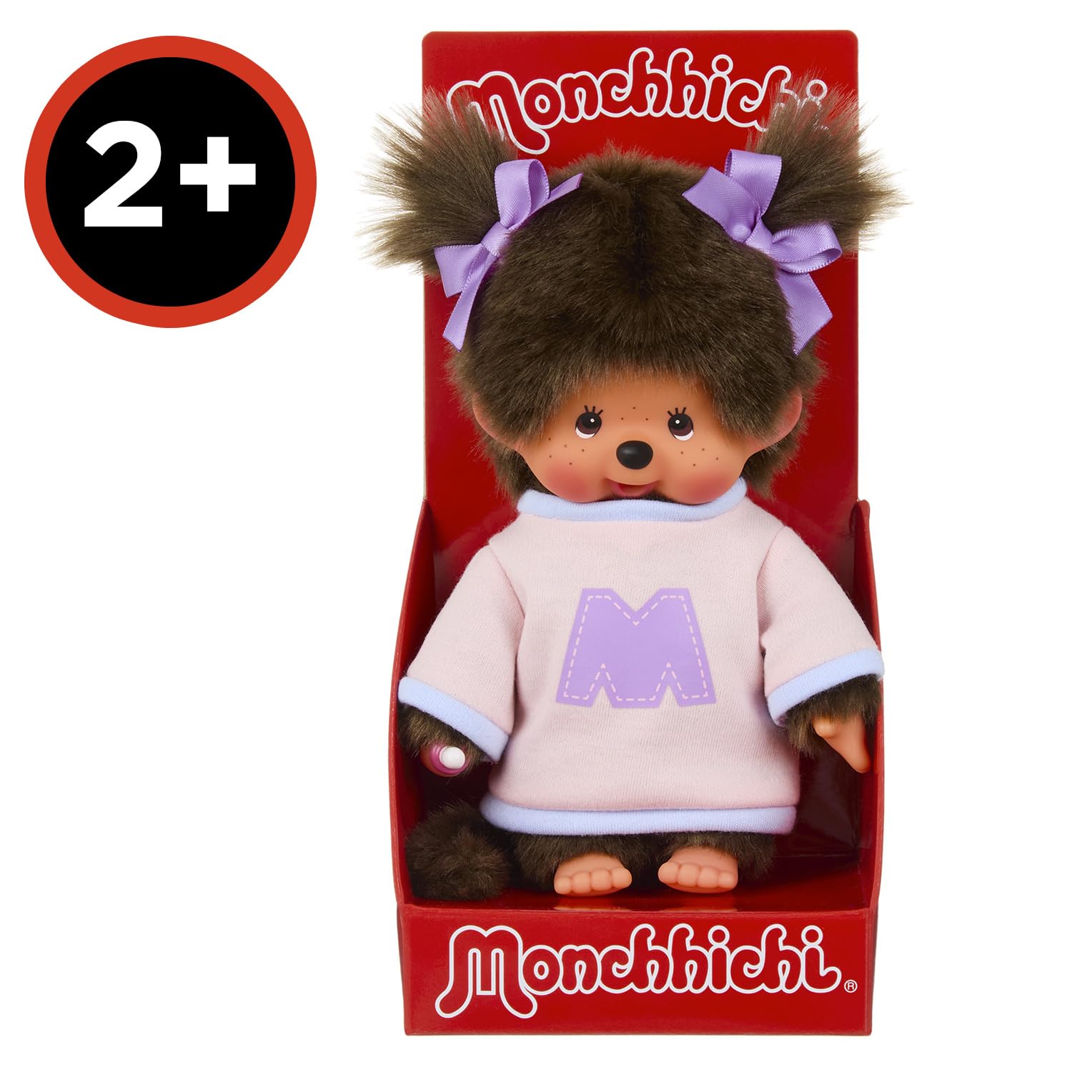 Monchhichi peluche felpa M 20 cm morbido