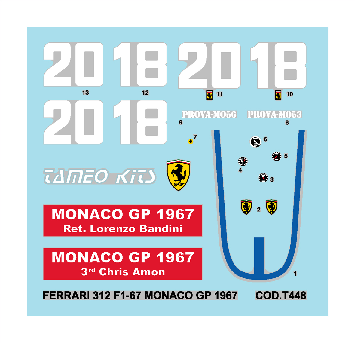 TAMEO Kits TMK 419 Kit Montaggio 1/43 Metallo