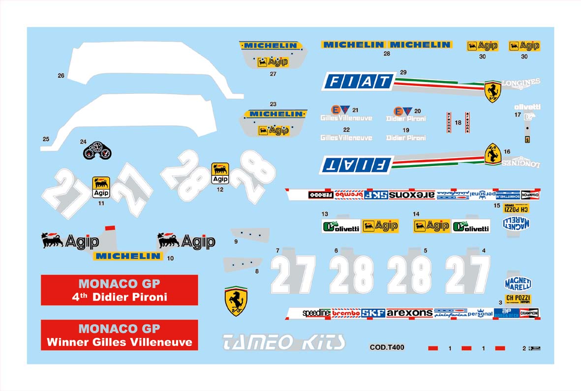 Tameo TMK 391 kit montaggio 1/43 da verniciare