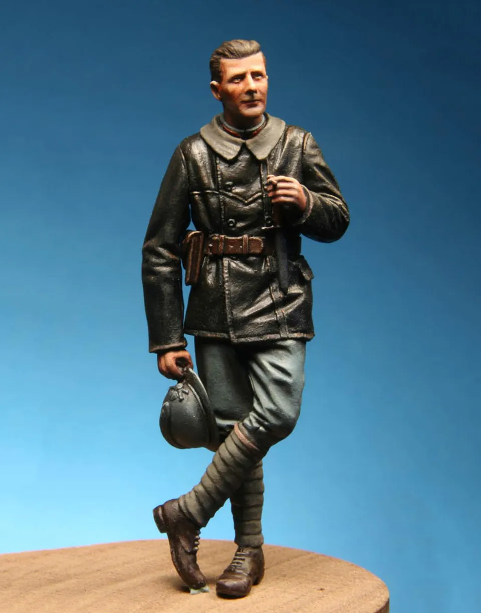 Model Cellar French Tanker 2 figurino carrista WWI