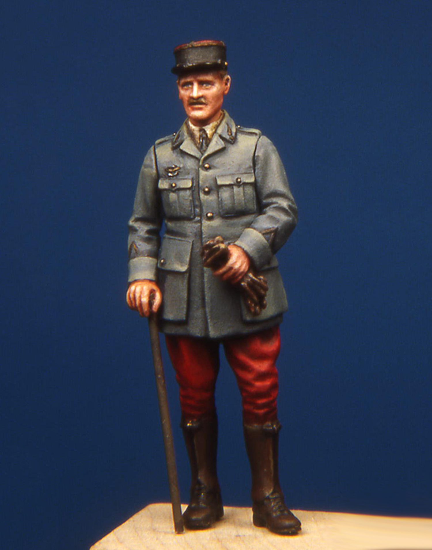 Model Cellar WWI French Pilot Officer busto