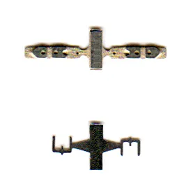 Tameo FT 15 ganci cuoio scala 1/43 16 pezzi