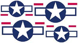 SIG Stars and Bars decal 4 inch Stik-Tite 4 pezzi USA