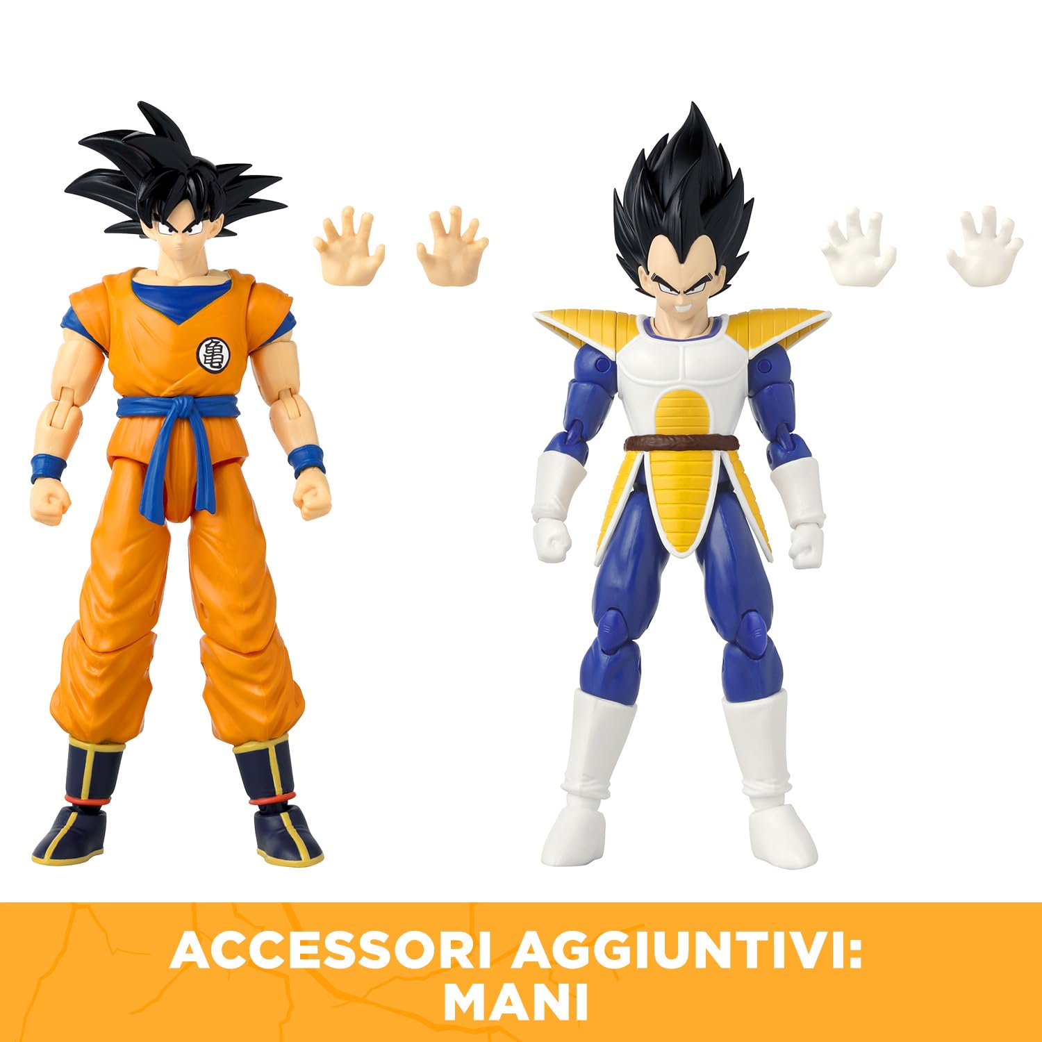 Bandai Dragon Stars Vegeta vs Goku action figure 17 cm pack 2