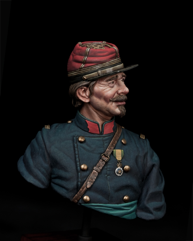 Model Cellar French Officer 1870 busto capitano fanteria