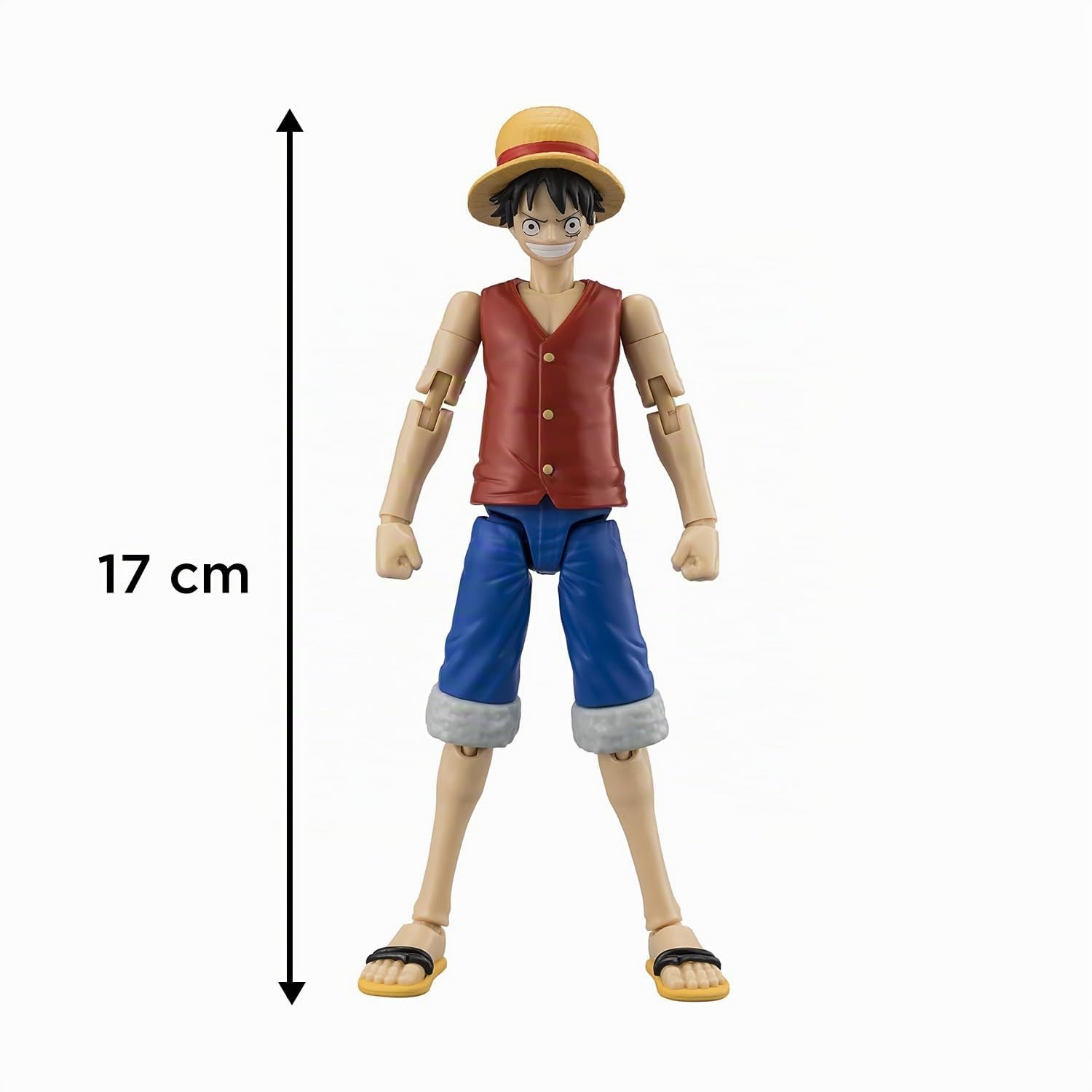 Bandai Anime Heroes 37056 action figure Luffy East Blue 17 cm