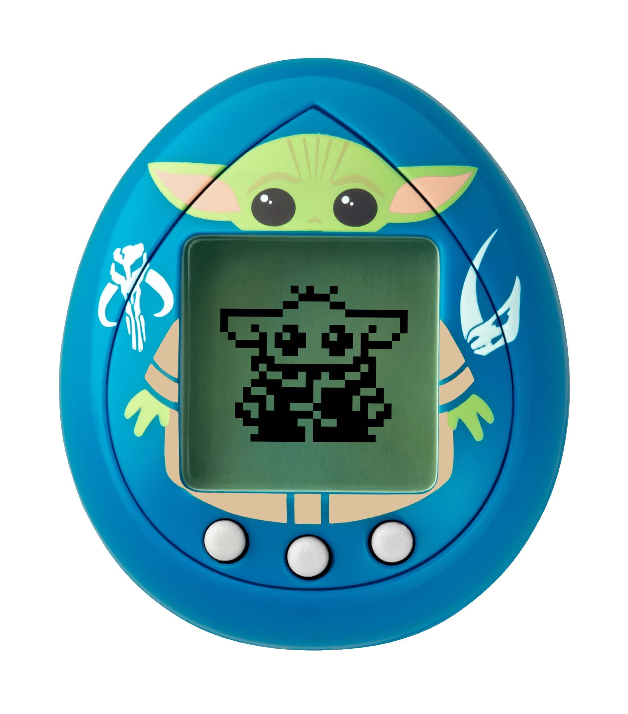 Bandai Tamagotchi Nano Grogu Blu animale virtuale con cover