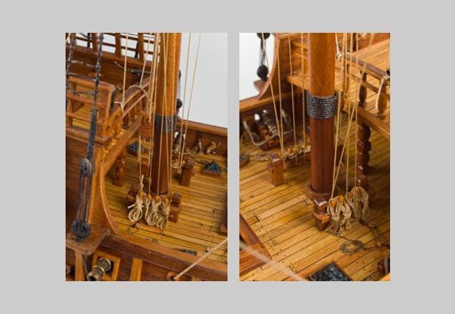 MarisStella Caracca Nava 217 1:59 kit nave legno 77,5 cm
