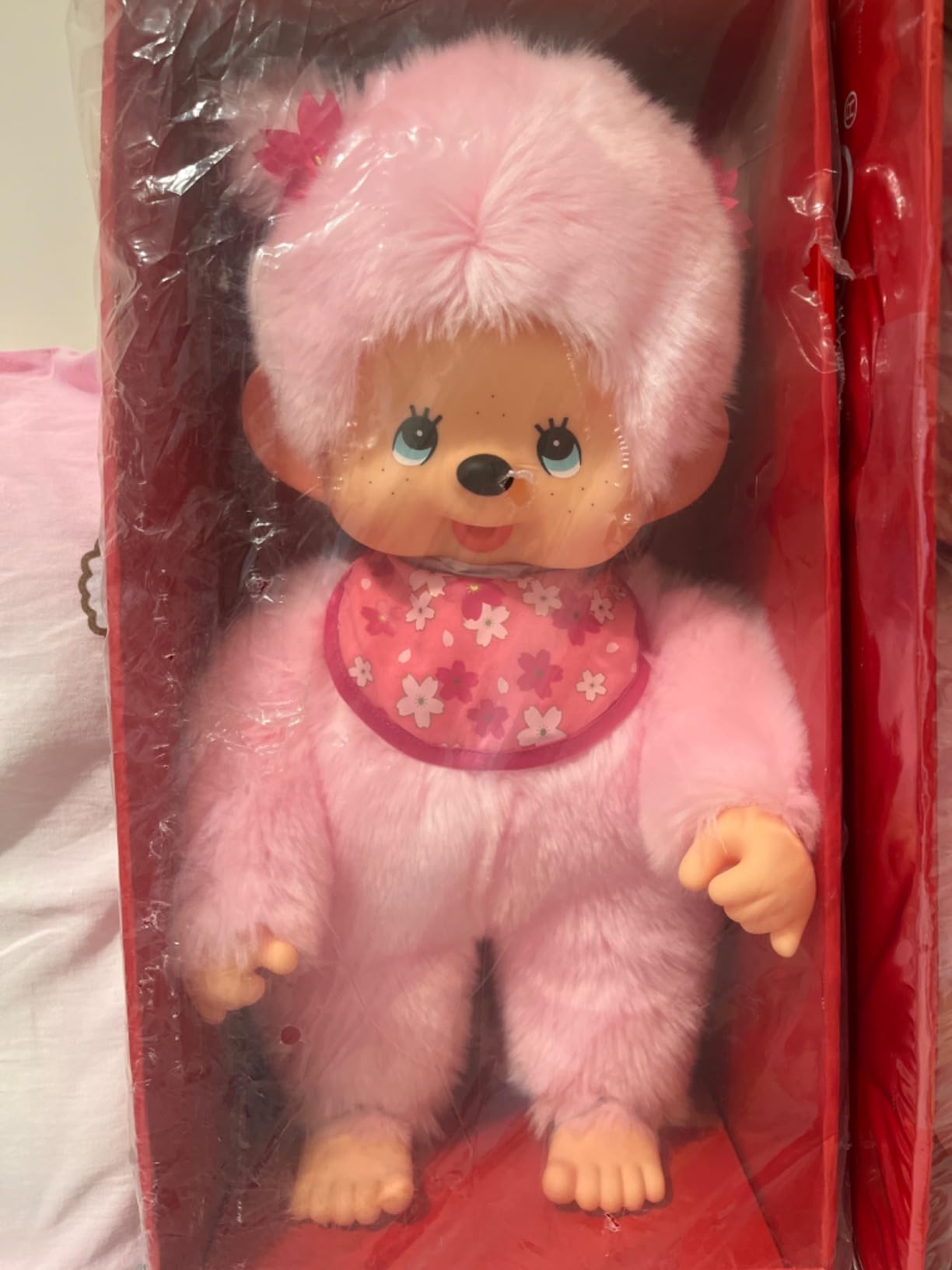 Monchhichi Sakura Pinky Rosa peluche 45 cm