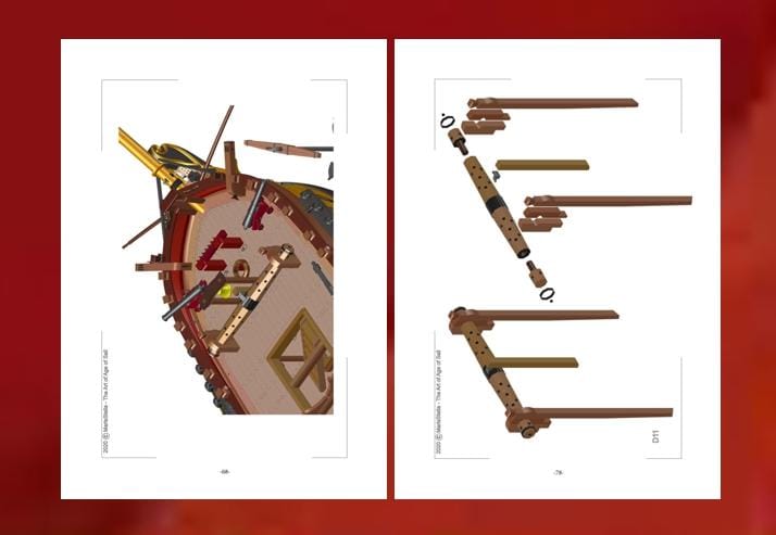 MarisStella HMS Ontario 1:48 kit nave legno 81 cm 1779