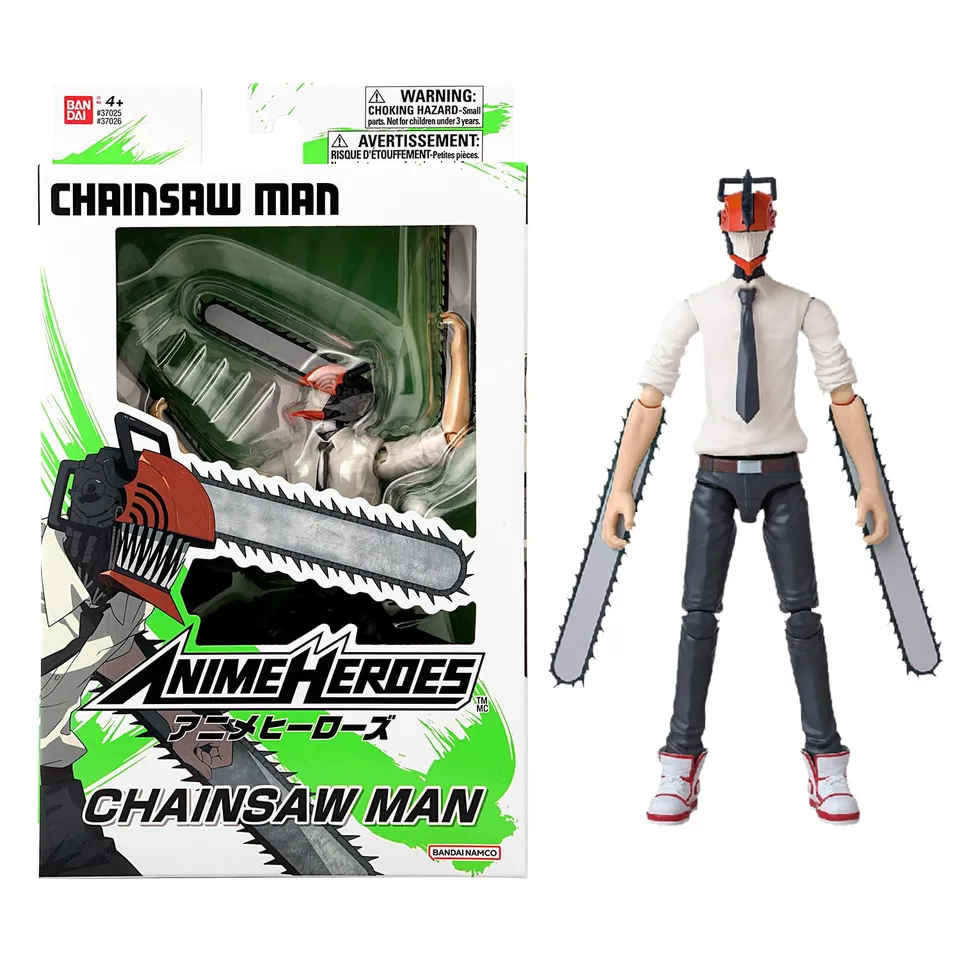 Bandai Anime Heroes Chainsaw Man action figure 17 cm accessori