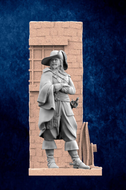 Model Cellar French Nobleman 17th Century modellino nobile