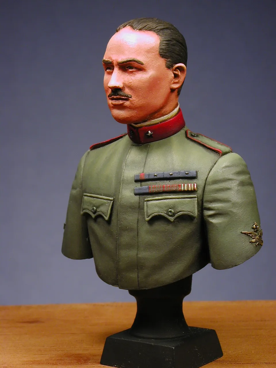 Model Cellar Francesco Baracca figurino WWI testa scoperta