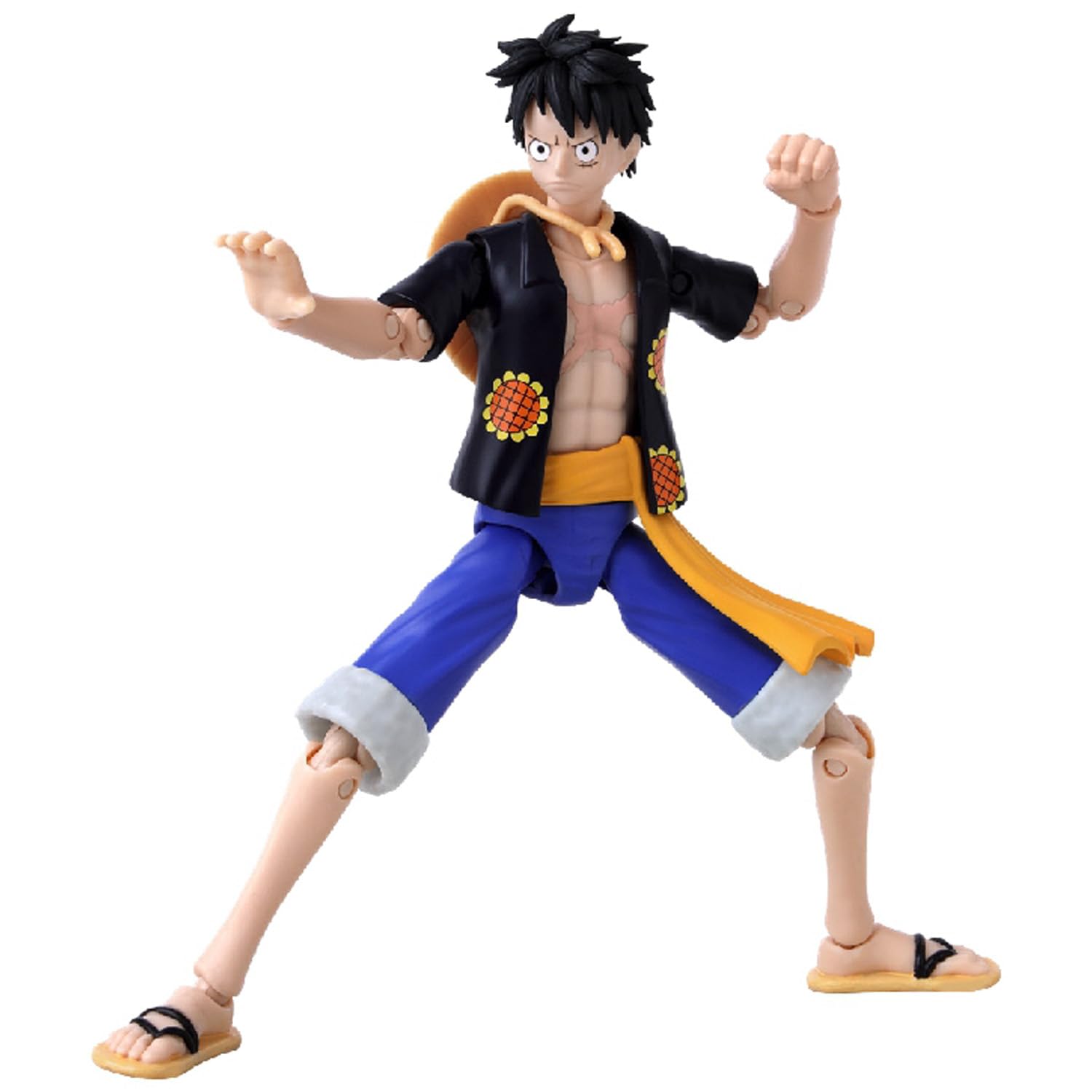 Bandai Anime Heroes One Piece Rufy Dressrosa action figure 17 cm