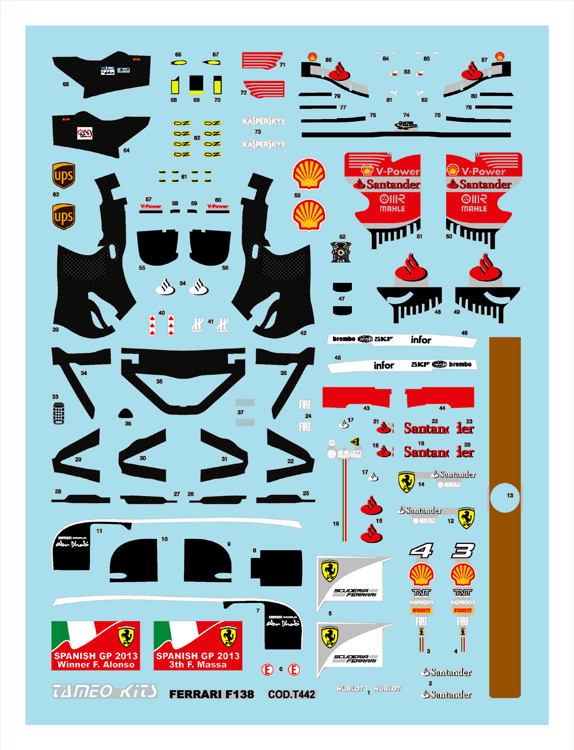 Tameo Kits TMK 417 kit montaggio metallo