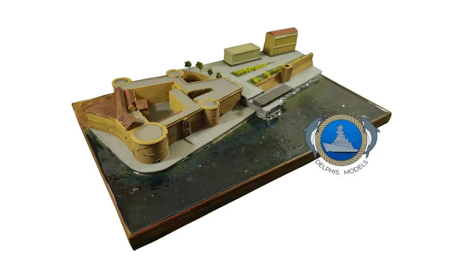 Delphis Models Castello Taranto diorama 1/700 pronto