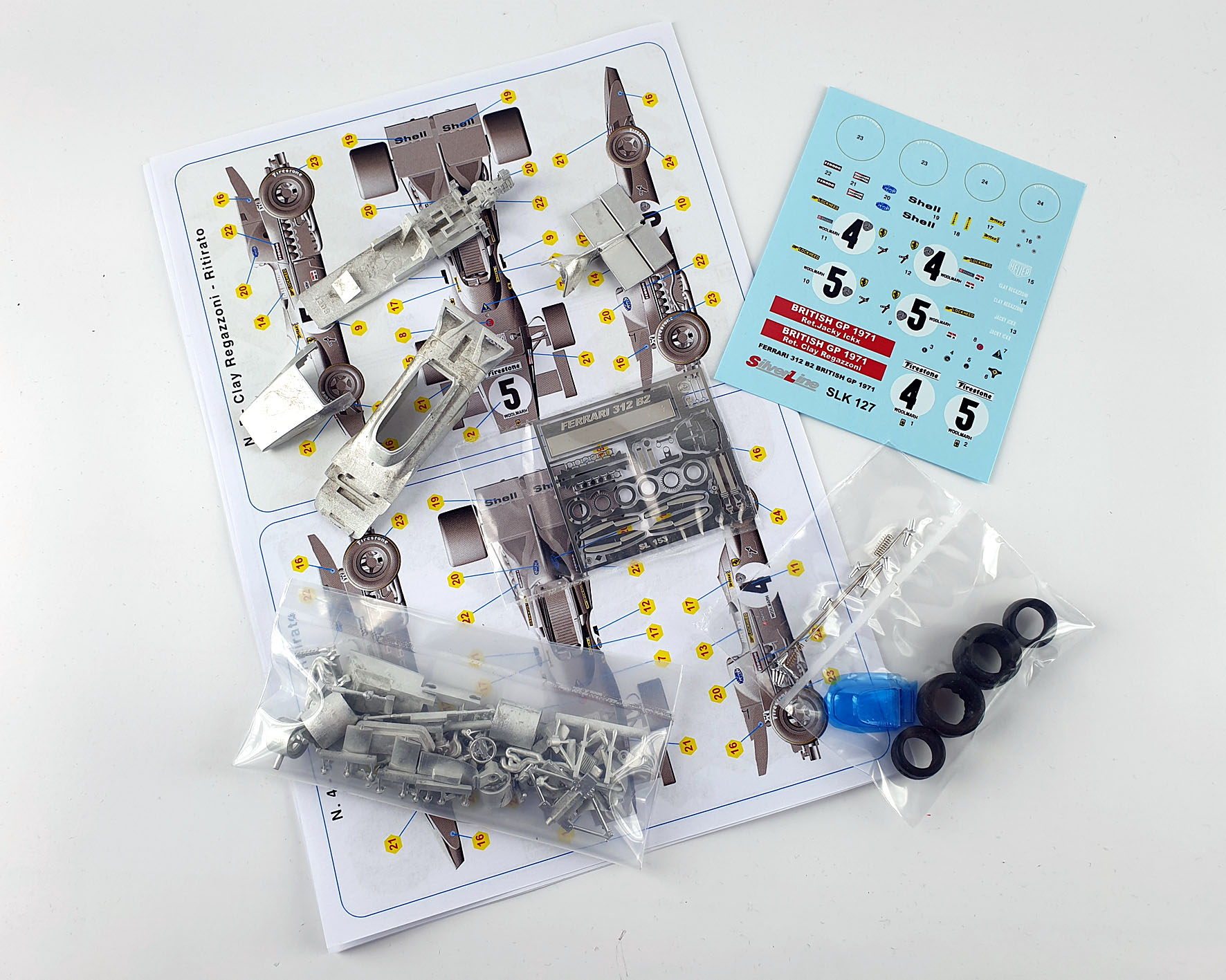 Tameo Kits SLK 127 kit montaggio 1/43