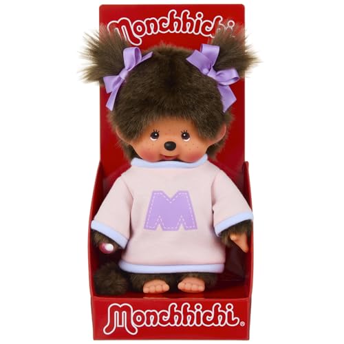 Monchhichi peluche felpa M 20 cm morbido