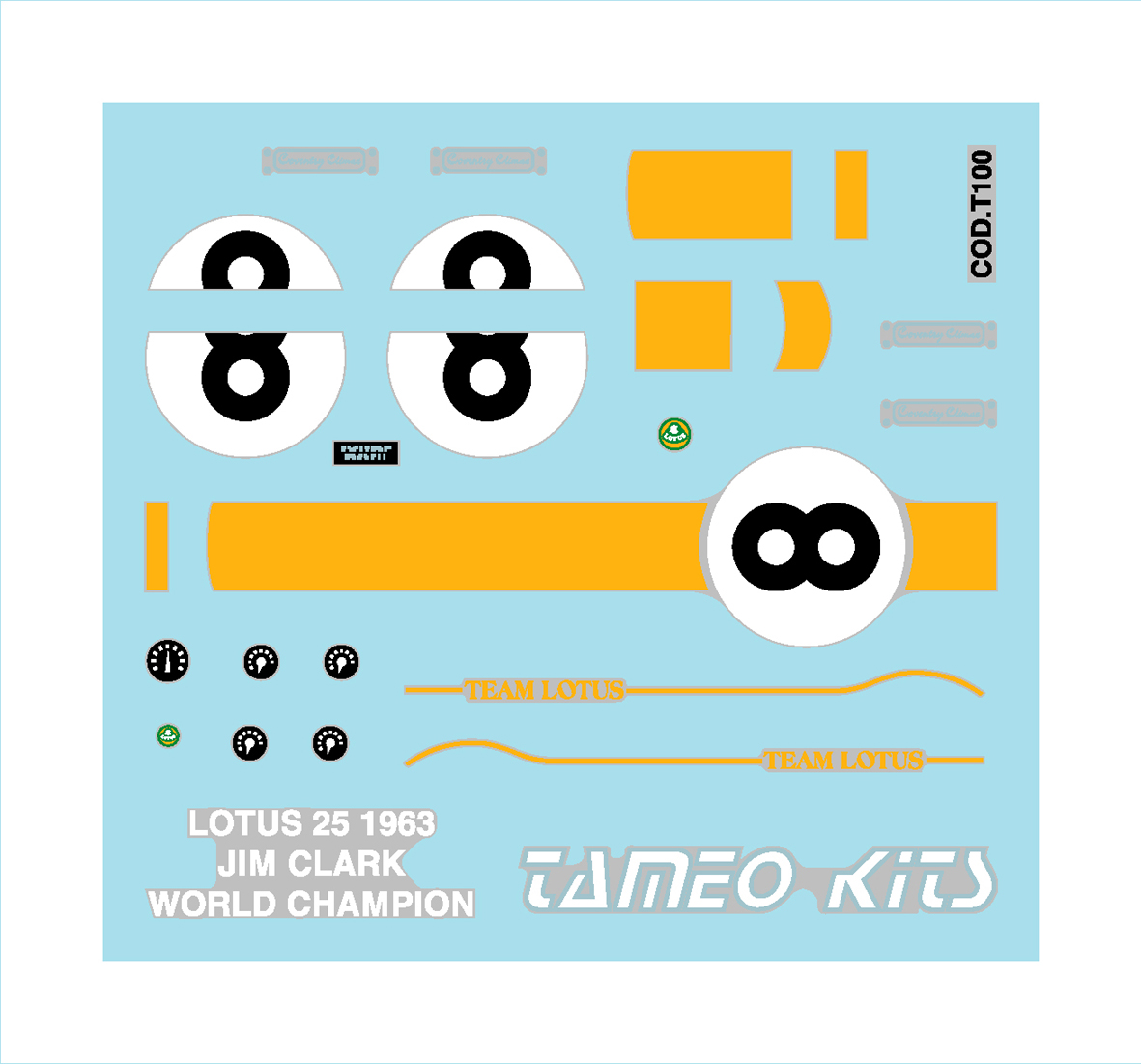 TAMEO Kits WCT 63 kit montaggio auto 1/43 metallo