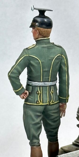 Model Cellar WWI German Uhlan figurino in resina
