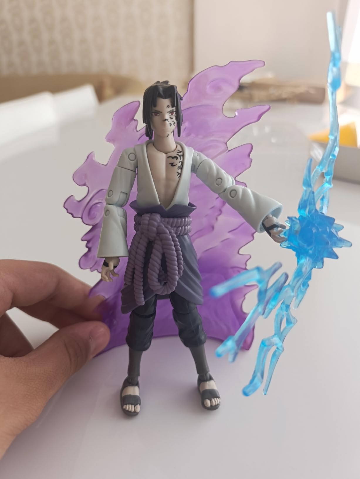 Bandai Anime Heroes Beyond Sasuke Uchiha action figure 17 cm