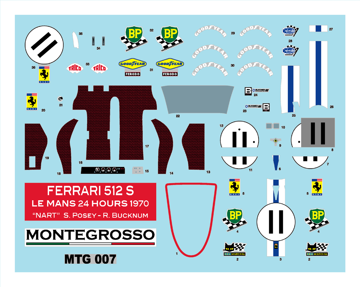 Tameo Kits MTG 007 kit montaggio auto metallo