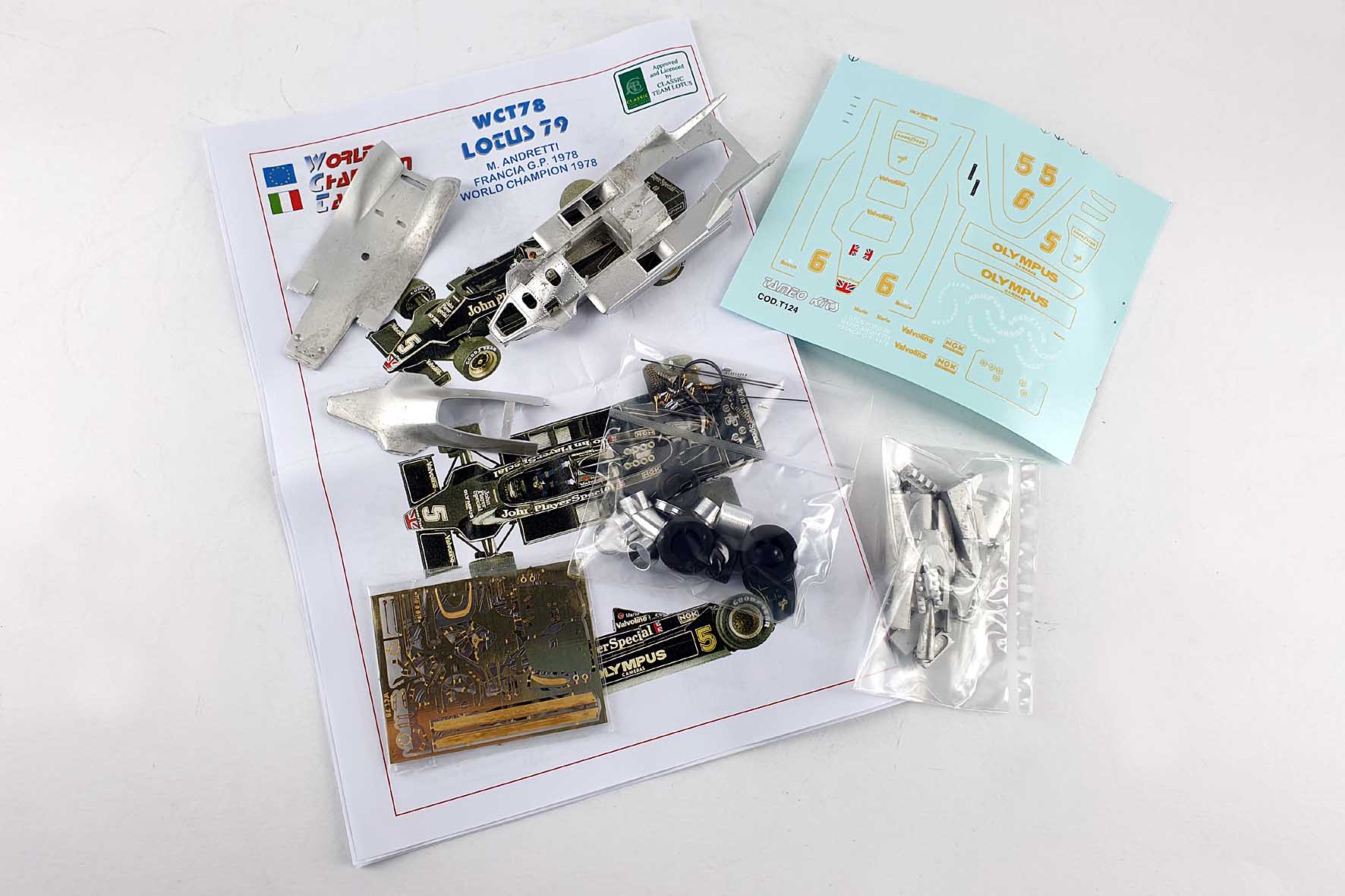 Tameo WCT 78 kit montaggio 1/43