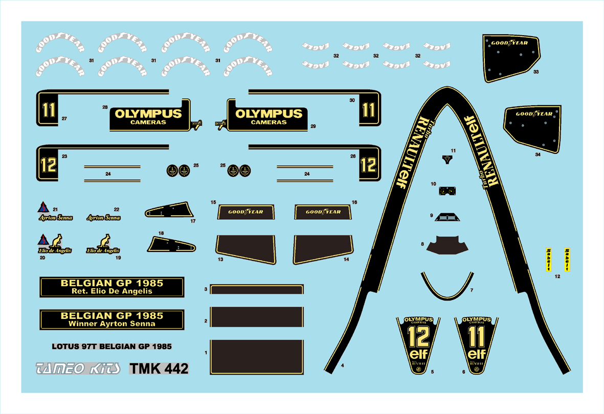 Tameo TMK 442 kit montaggio 1/43 metallo