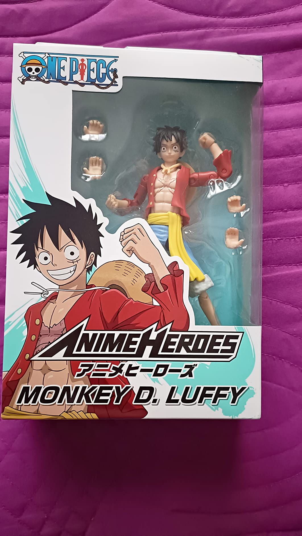 Bandai Anime Heroes Monkey D. Rufy action figure 17 cm articolata