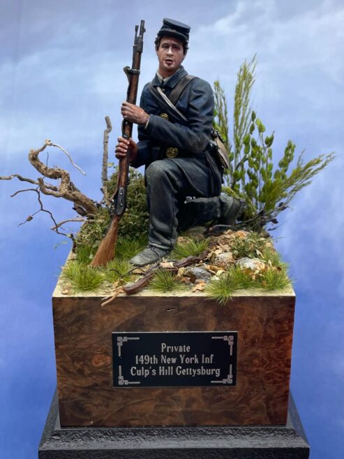 Model Cellar Union Infantryman busto Gettysburg 1863