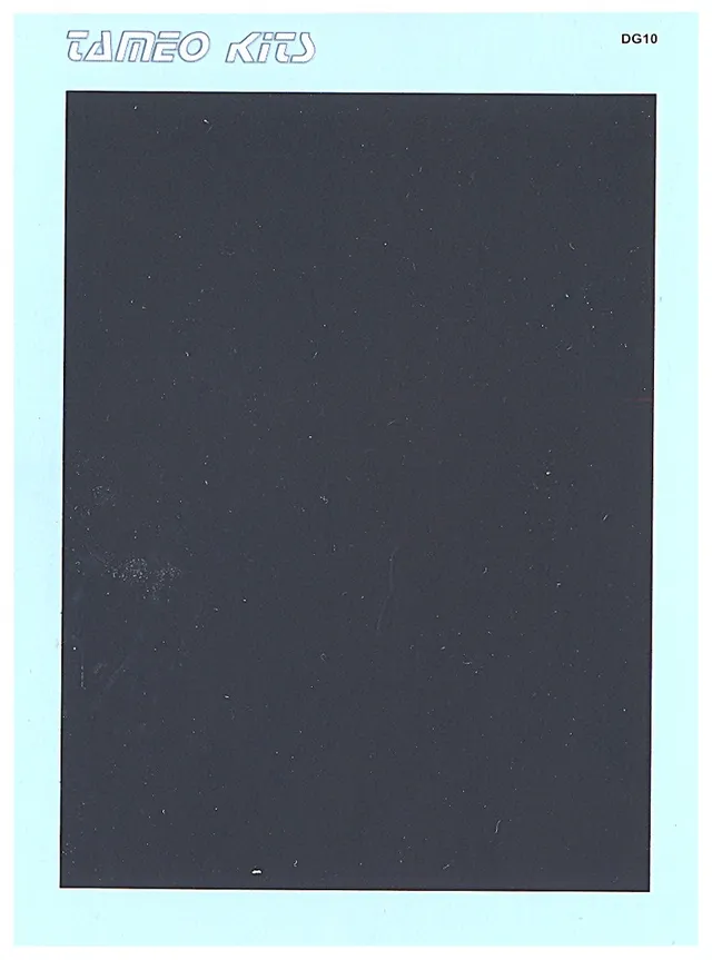 Tameo Kits DG 10 decal nero opaco 103x87 mm