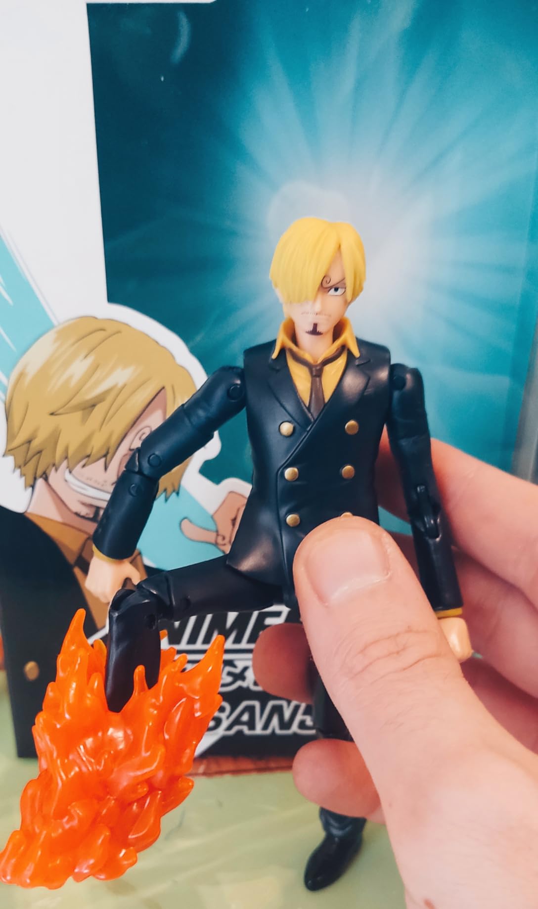 Bandai Anime Heroes 36933 action figure Sanji 17 cm snodata