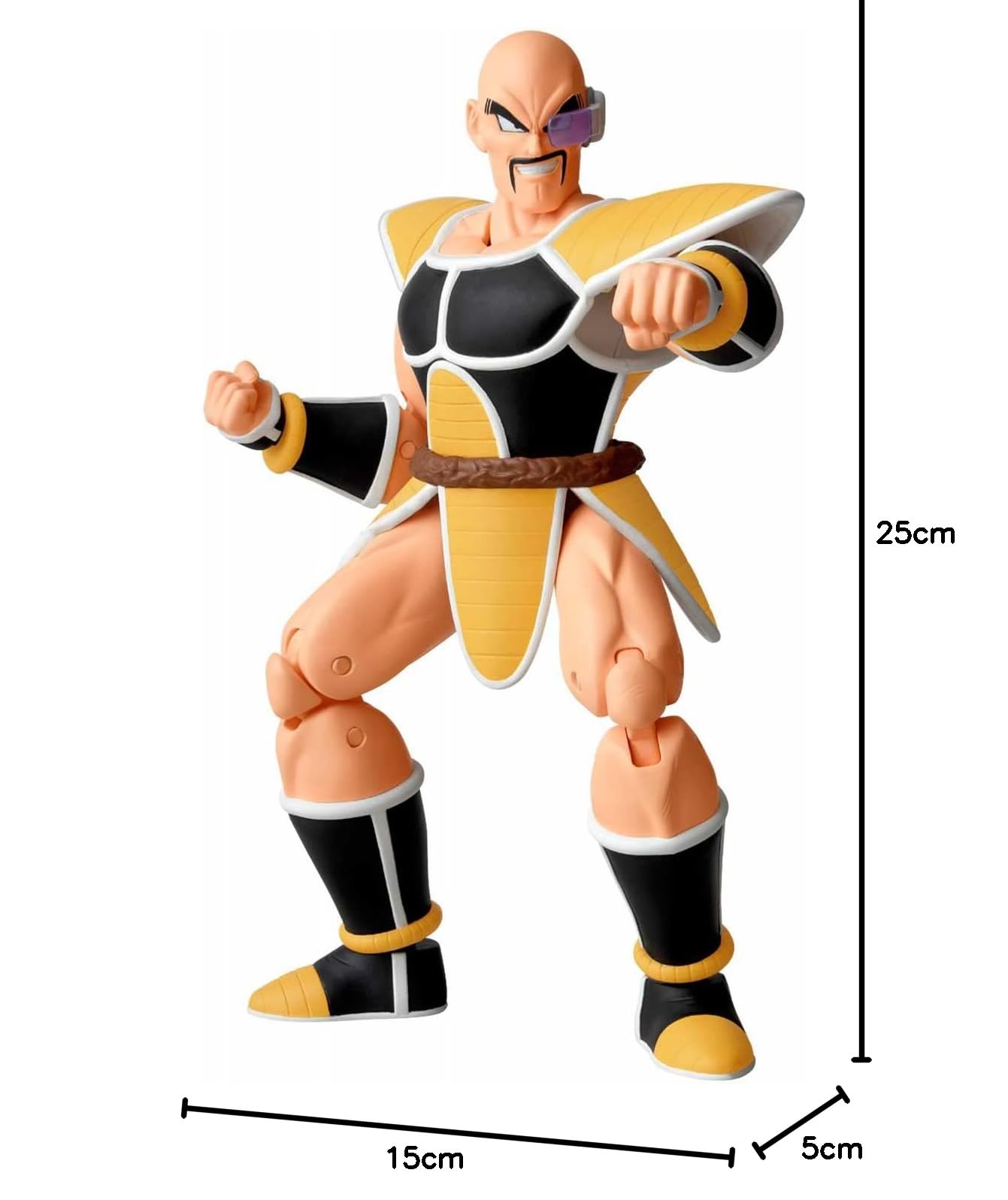 Bandai Dragon Stars Nappa action figure 17 cm articolata