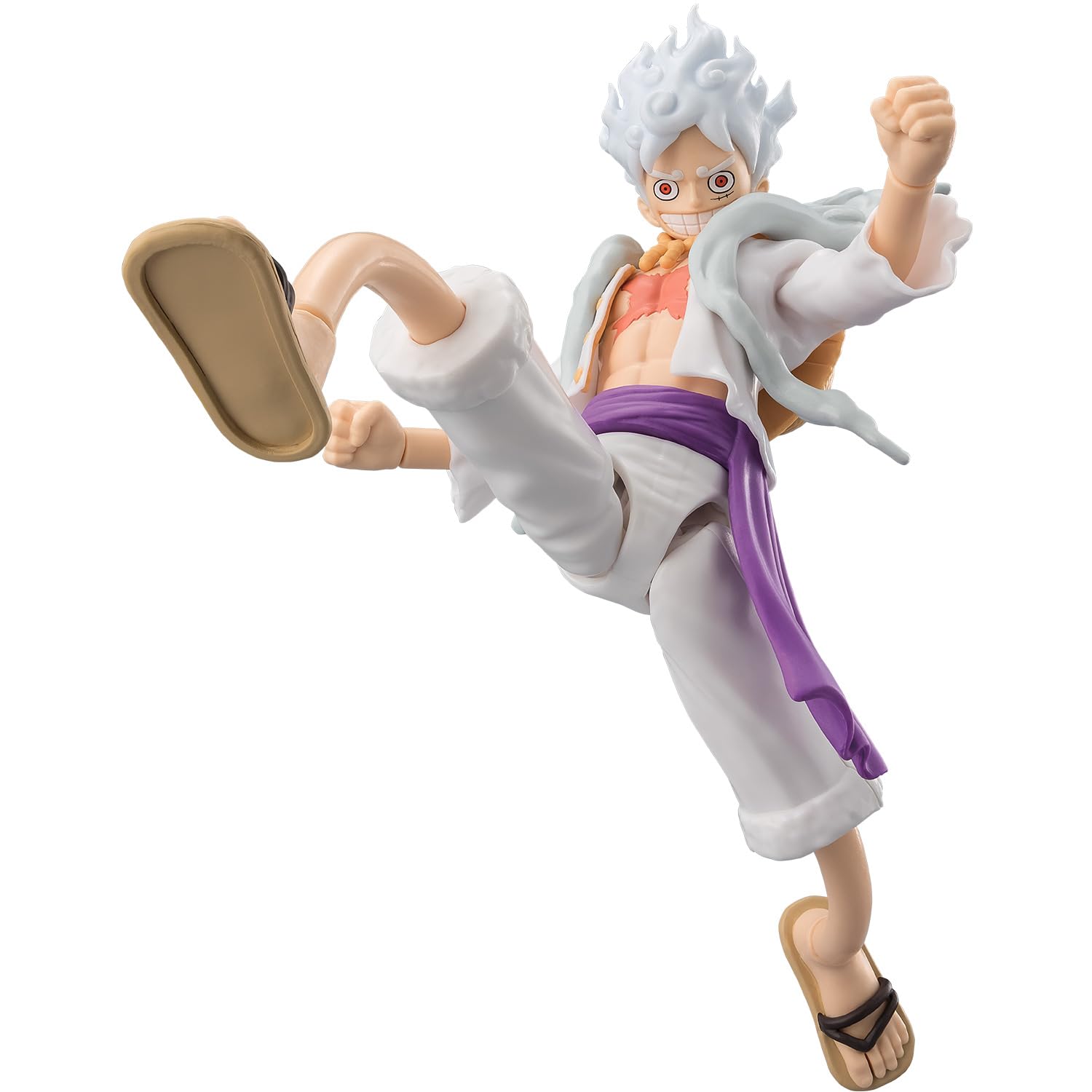 Bandai Anime Heroes Luffy Gear 5 action figure 17 cm snodata