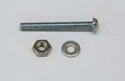 SIG Round Head viti testa tonda 2-56x3/8" 4 pz con dadi