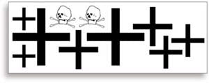 SIG German Crosses decalcomanie aerei anticalore