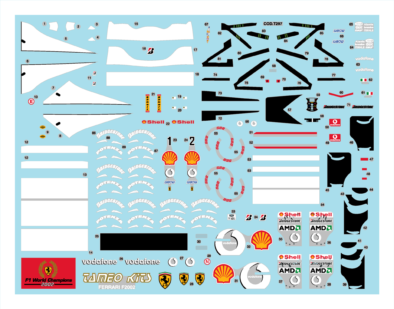 Tameo Kits TMK 317 kit 1/43 metallo