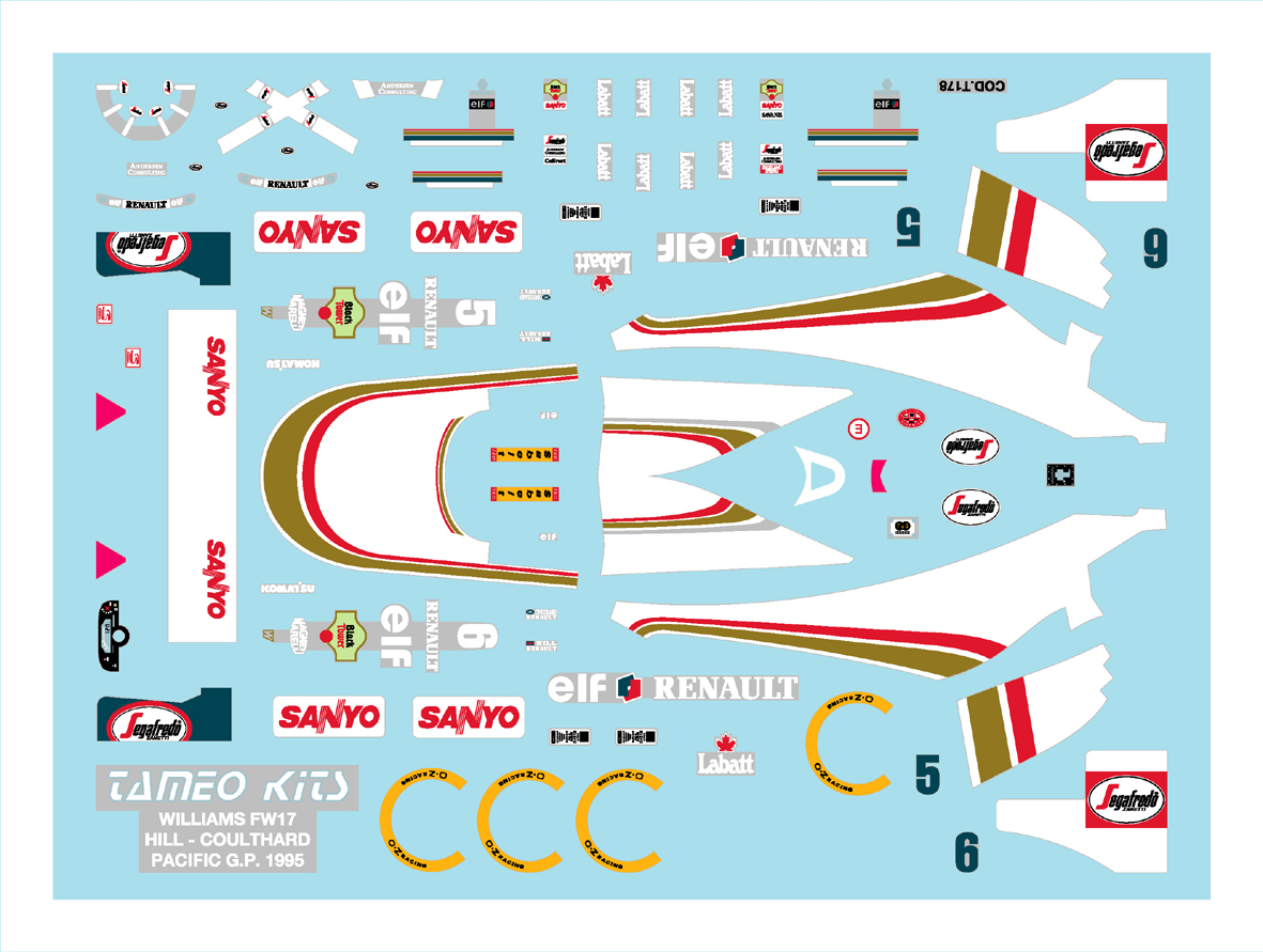 Tameo Kits TMK 209 kit montaggio scala 1/43